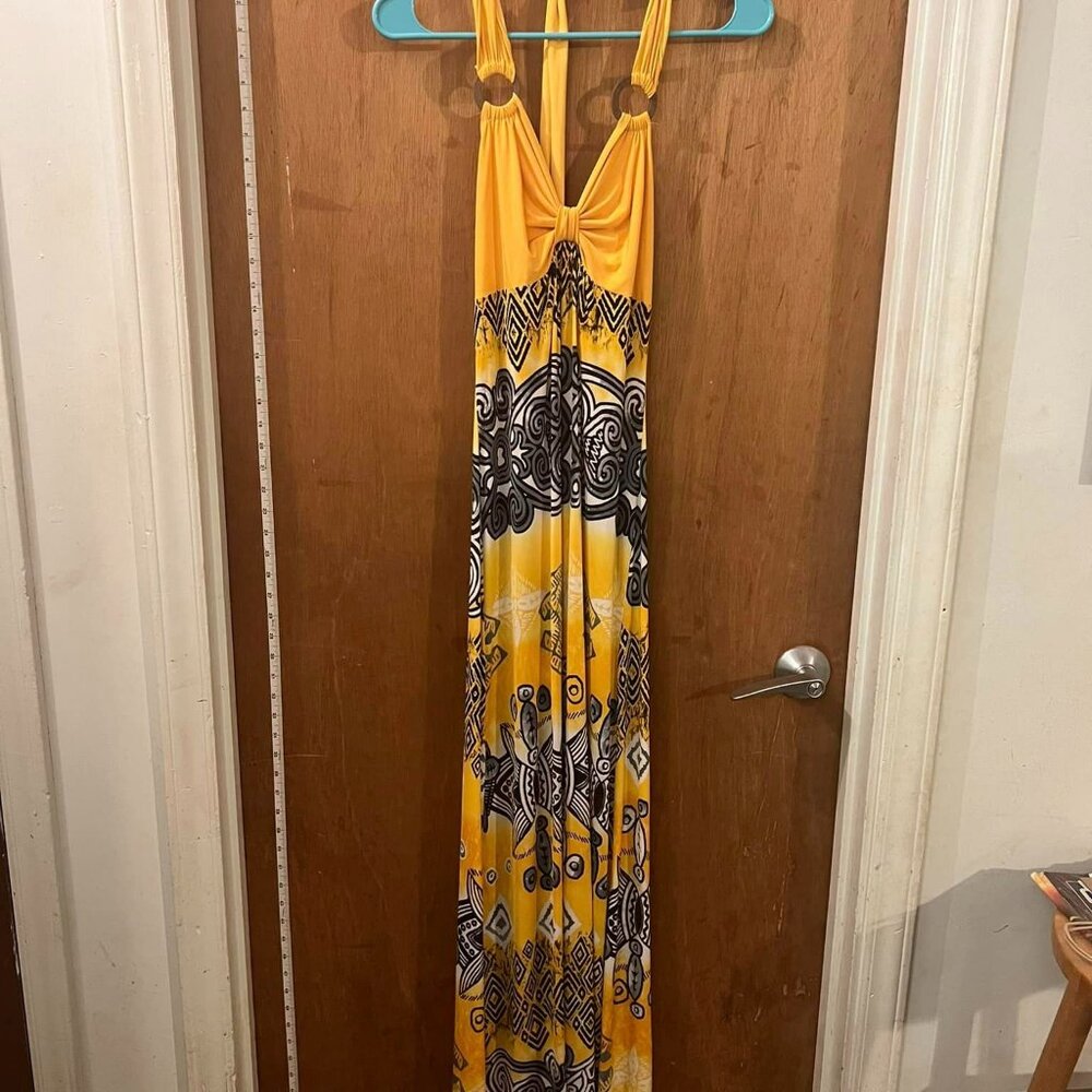 🐻Size S - Chico - Yellow Sun/Beach Maxi Dress
